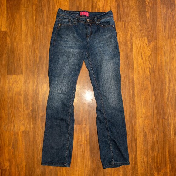 GLO Jeans Bootcut Denim with Embroidered Pockets Juniors Size 9 - Picture 1 of 8